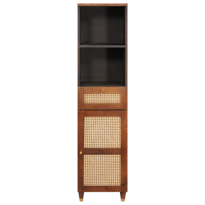 Dressoir met lade met plank met opslag met de deur Bruin 38 x 33.5 x 160 cm