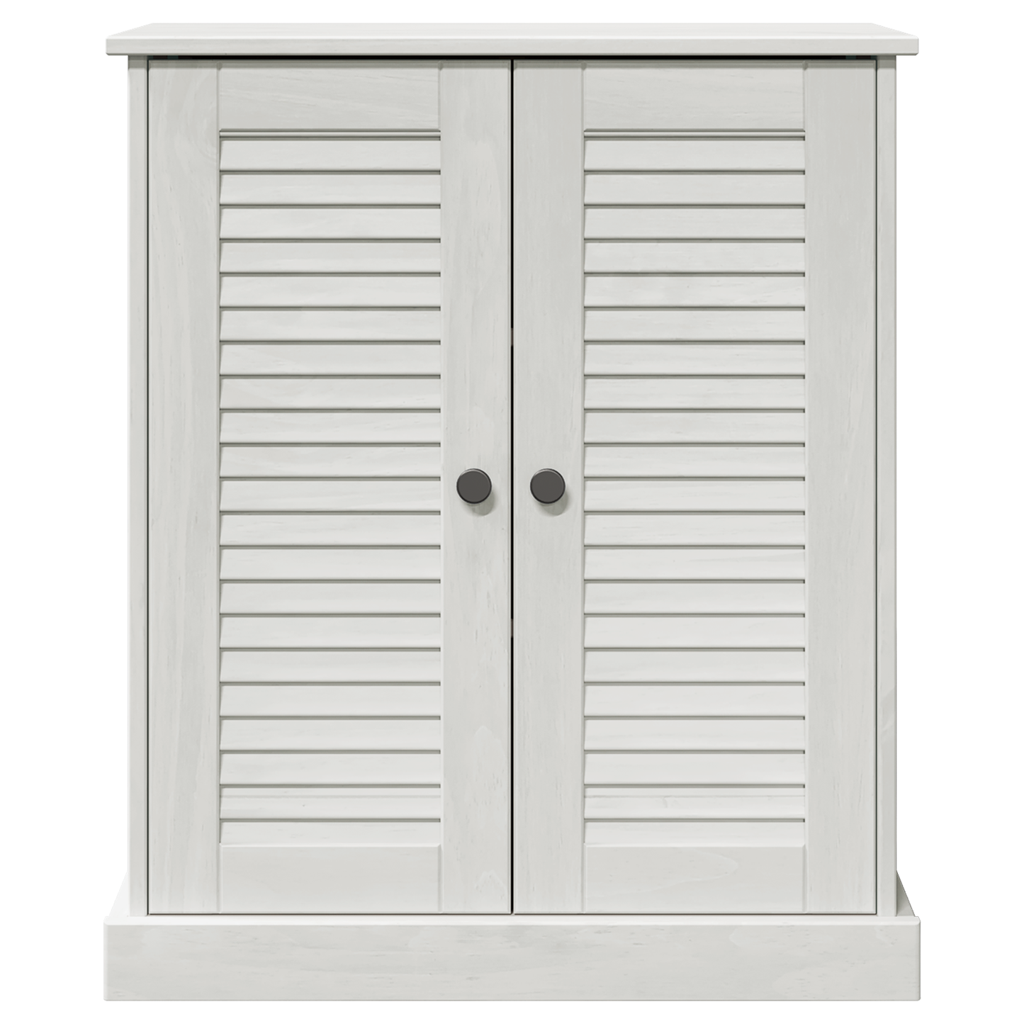 Badkamer Kast met opslag Wit 68 x 34 x 80 cm Massief grenenhout