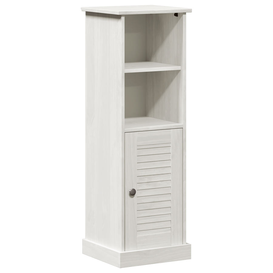 Badkamer Kast Wit 37 x 34 x 110 cm Massief grenenhout