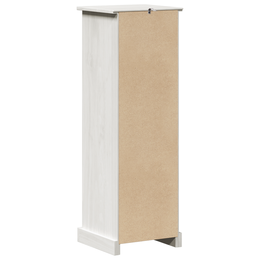 Badkamer Kast Wit 37 x 34 x 110 cm Massief grenenhout