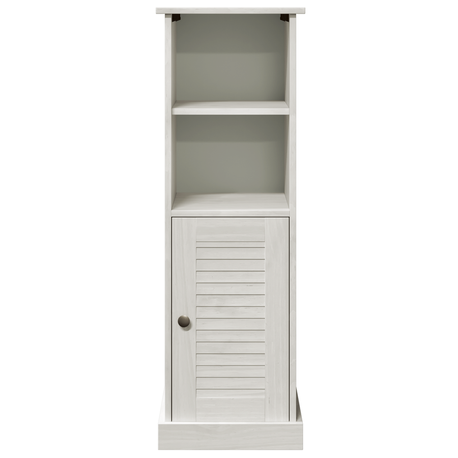 Badkamer Kast Wit 37 x 34 x 110 cm Massief grenenhout