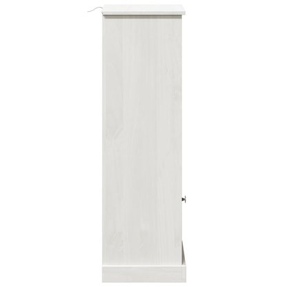 Badkamer Kast Wit 37 x 34 x 110 cm Massief grenenhout