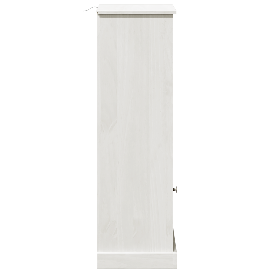 Badkamer Kast Wit 37 x 34 x 110 cm Massief grenenhout