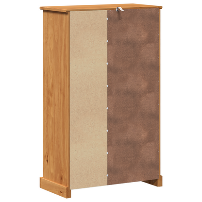 Badkamer Kast Honingbruin 68 x 34 x 110 cm Massief grenenhout