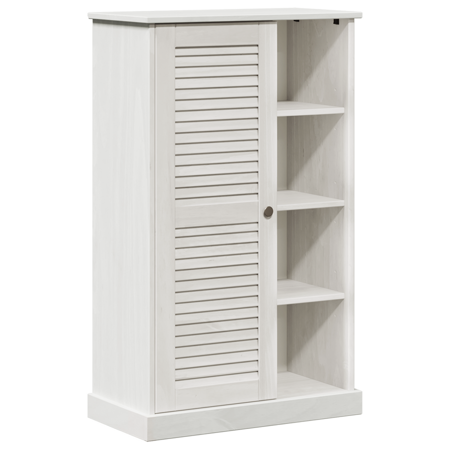 Badkamer Kast Wit 68 x 34 x 110 cm Massief grenenhout