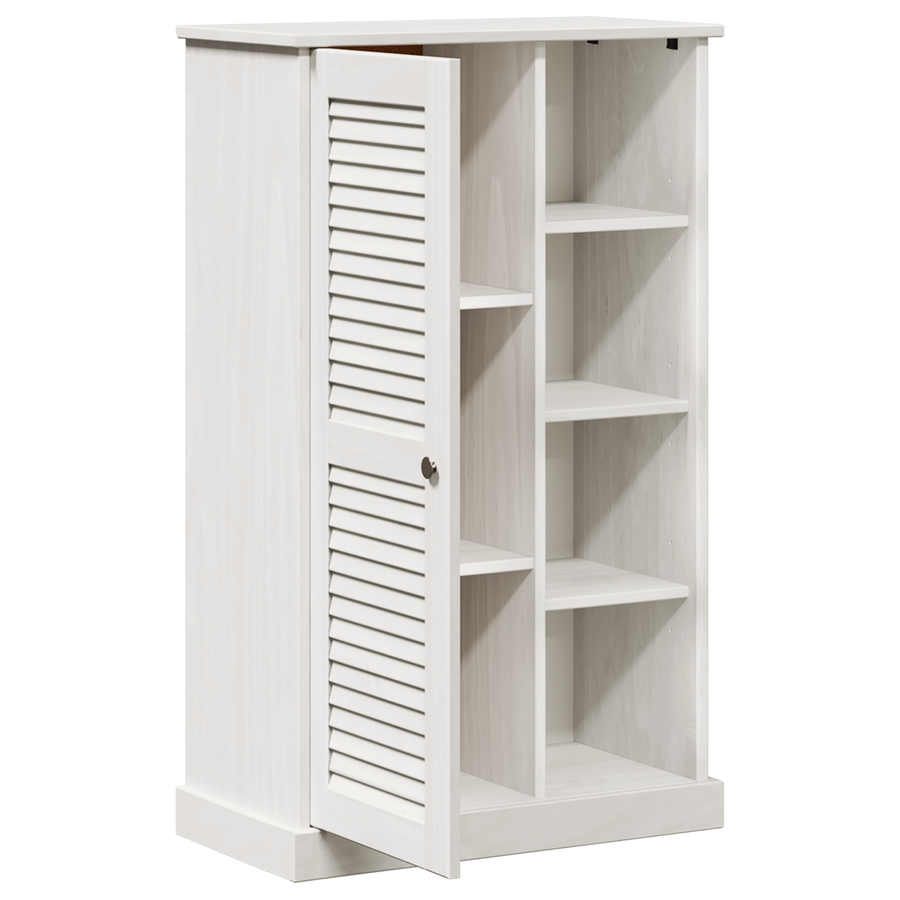 Badkamer Kast Wit 68 x 34 x 110 cm Massief grenenhout