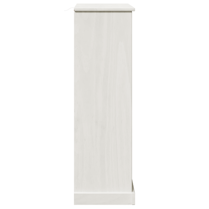 Badkamer Kast Wit 68 x 34 x 110 cm Massief grenenhout