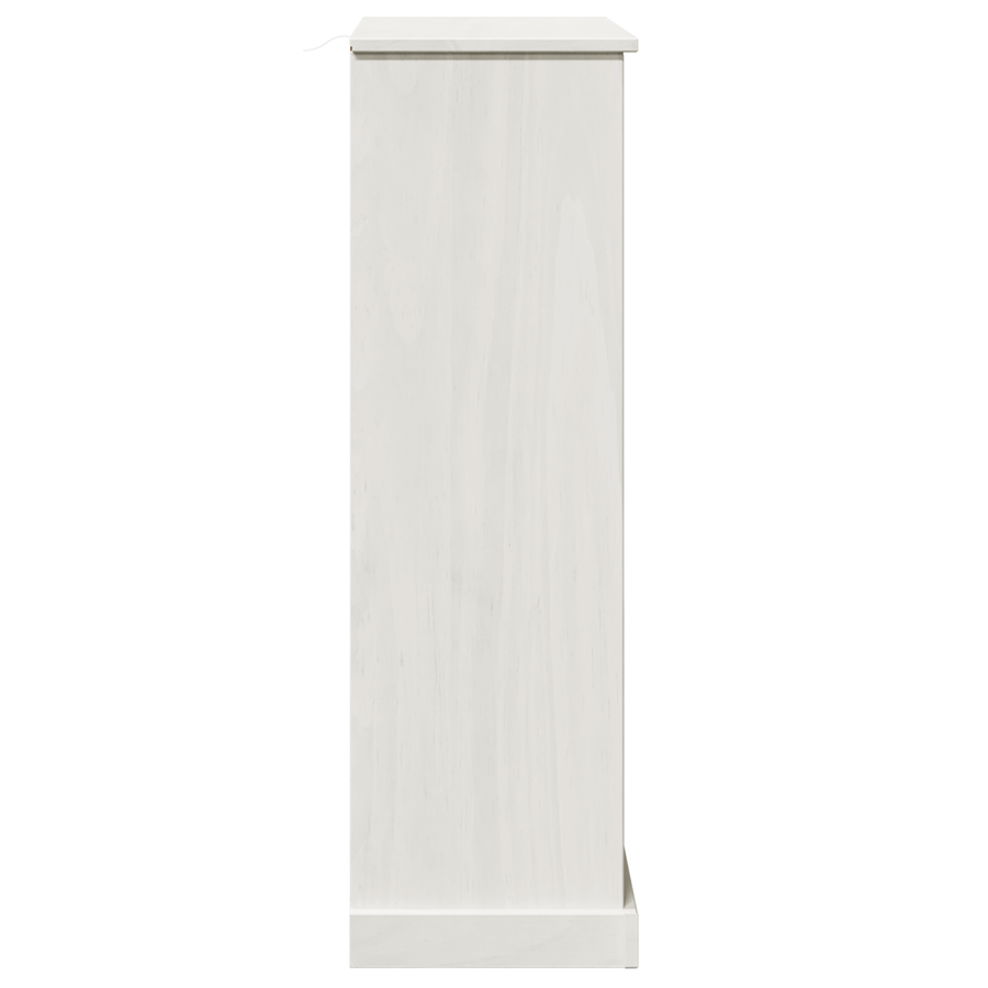 Badkamer Kast Wit 68 x 34 x 110 cm Massief grenenhout