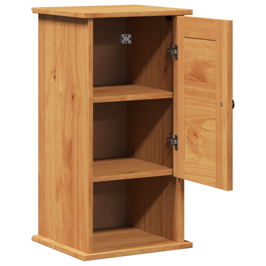 Wand Gemonteerde Badkamerkast Honingbruin 37 x 34 x 71.5 cm