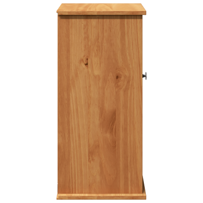 Wand Gemonteerde Badkamerkast Honingbruin 37 x 34 x 71.5 cm