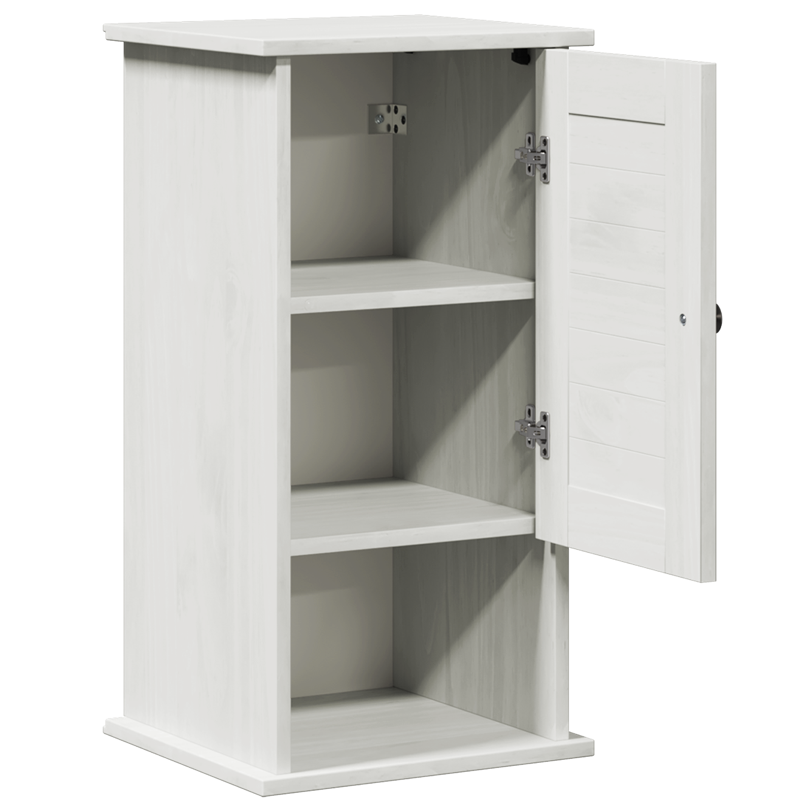 Wand Gemonteerde Badkamerkast met opslag Wit 37 x 34 x 71.5 cm