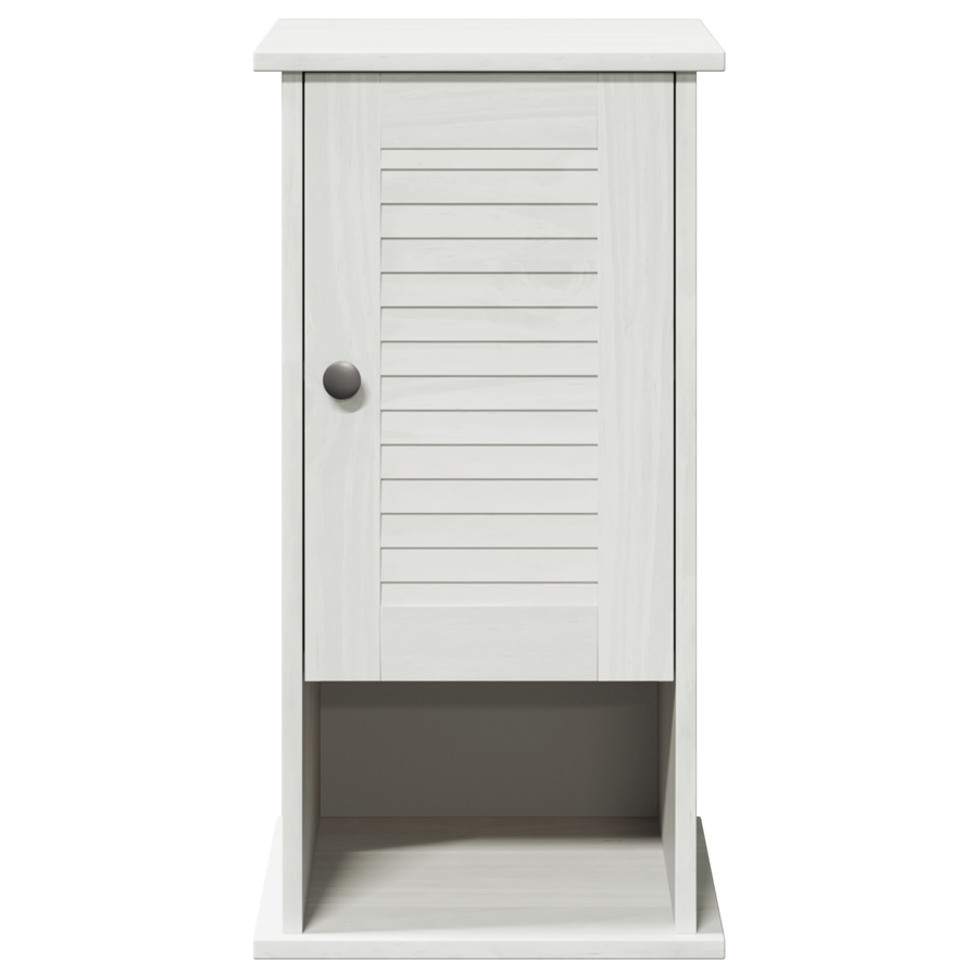 Wand Gemonteerde Badkamerkast met opslag Wit 37 x 34 x 71.5 cm