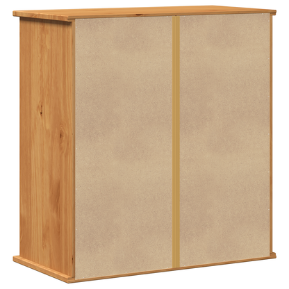 Wandgemonteerde Badkamerkast Honingbruin 67.5 x 34 x 71.5 cm