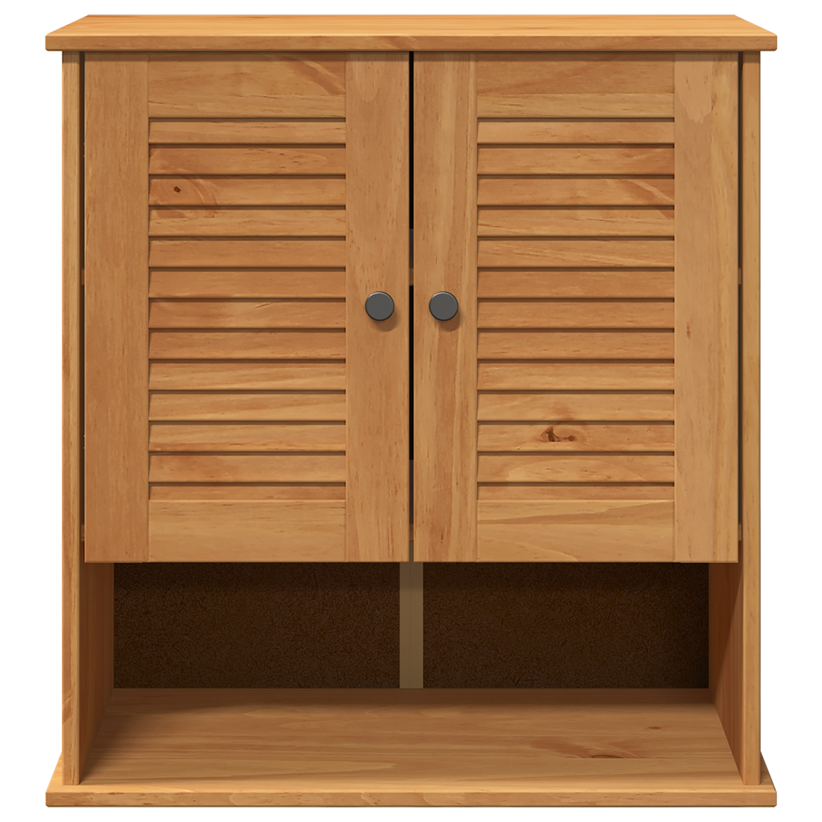 Wandgemonteerde Badkamerkast Honingbruin 67.5 x 34 x 71.5 cm