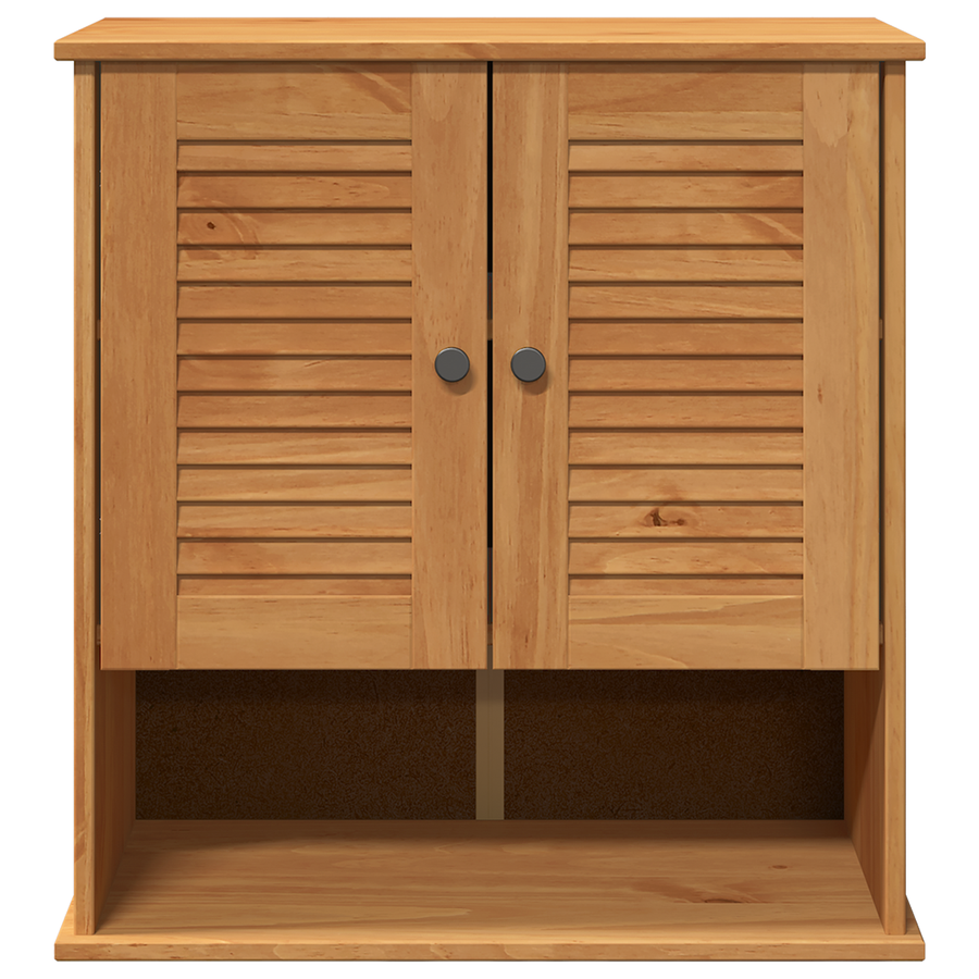 Wandgemonteerde Badkamerkast Honingbruin 67.5 x 34 x 71.5 cm