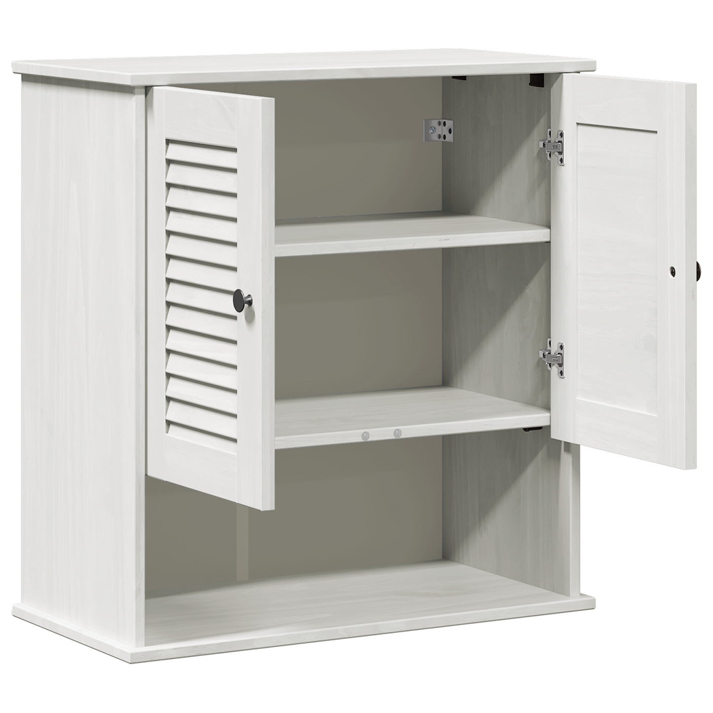 Wandgemonteerde Badkamerkast met opslag Wit 67.5 x 34 x 71.5 cm
