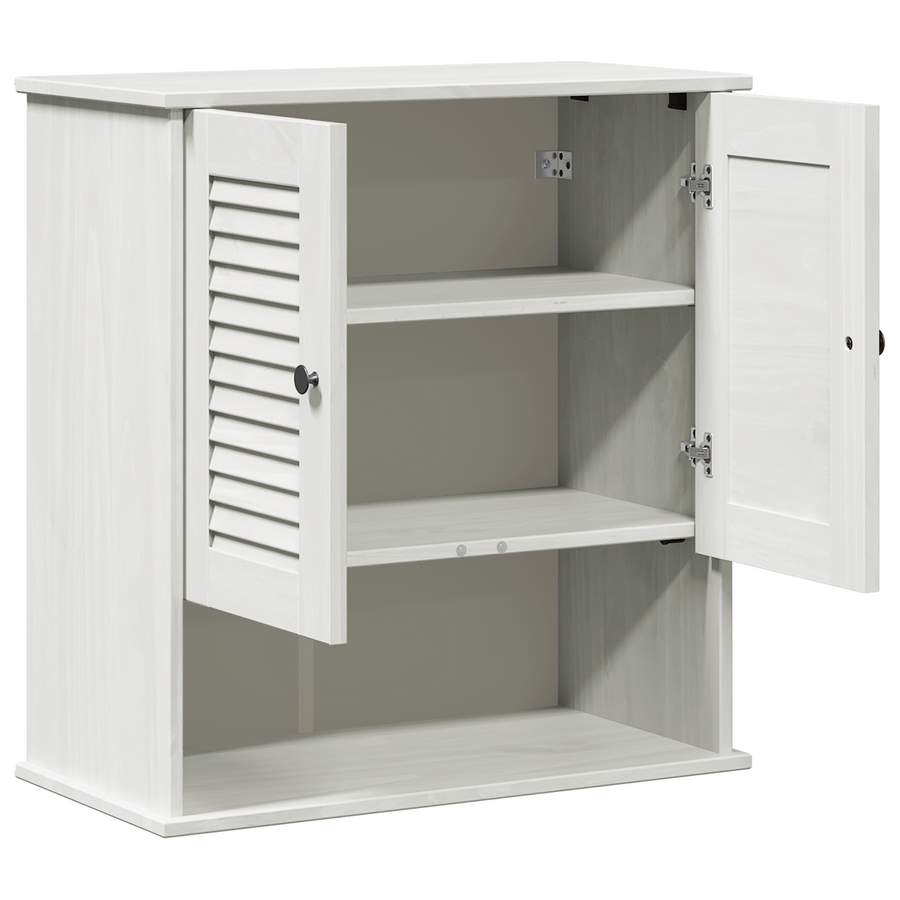 Wandgemonteerde Badkamerkast met opslag Wit 67.5 x 34 x 71.5 cm