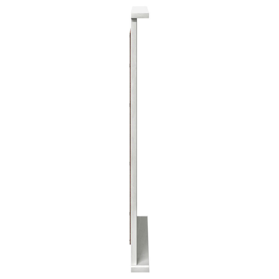 Spiegel met spiegel Wit 55.5 x 5 x 70 cm Massief grenenhout