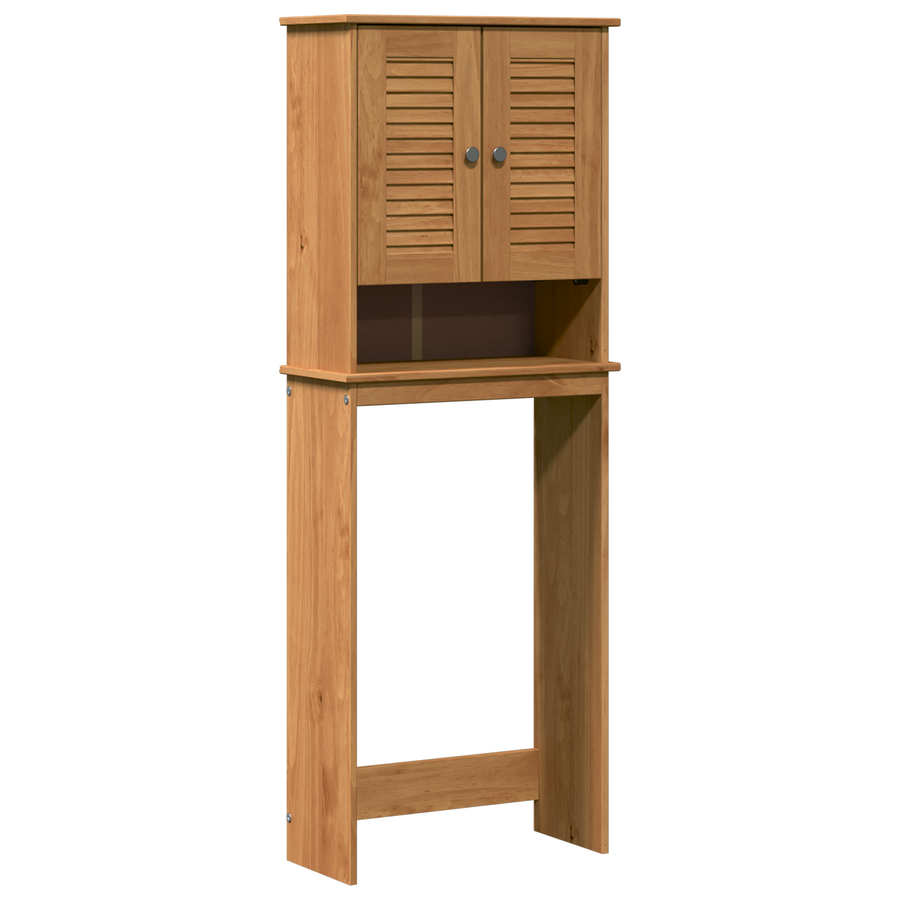 Toiletkast Honingbruin 60 x 27 x 161 cm Massief grenenhout