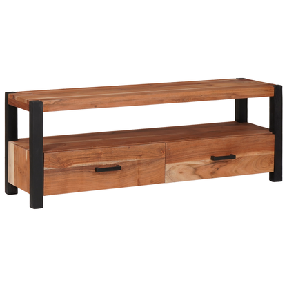 Media-opslagkasten en rekken met lade met plank met opslag Bruin 110 x 30 x 40 cm