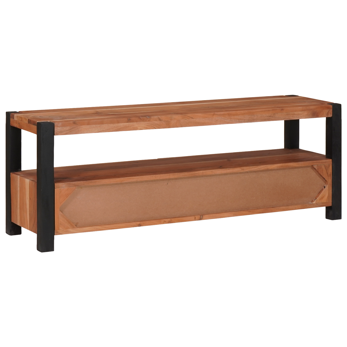 Media-opslagkasten en rekken met lade met plank met opslag Bruin 110 x 30 x 40 cm