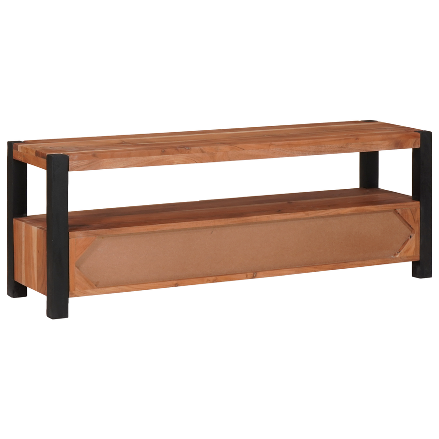 Media-opslagkasten en rekken met lade met plank met opslag Bruin 110 x 30 x 40 cm