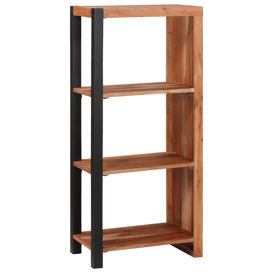 Boekenkast Bruin, Zwart 50 x 30 x 110 cm Massief Acaciahout