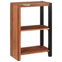 Boekenkast Bruin, Zwart 80 x 30 x 110 cm Massief Acaciahout