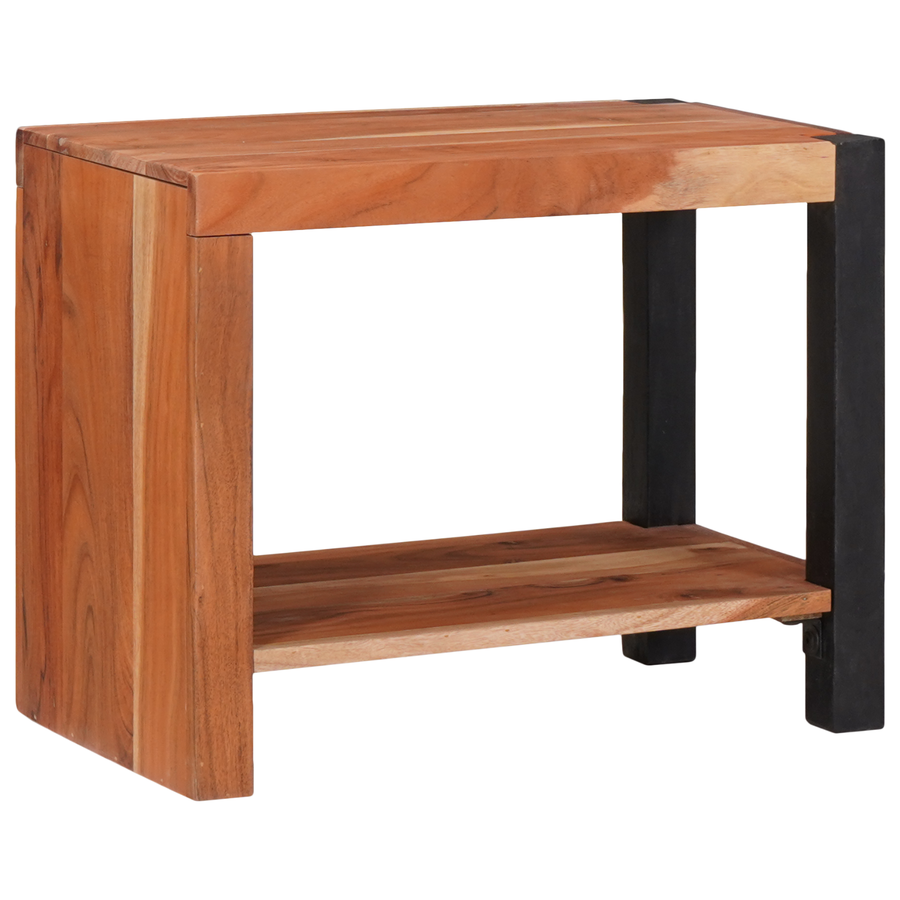 Boekenkast Bruin, Zwart 50 x 30 x 40 cm Massief Acaciahout