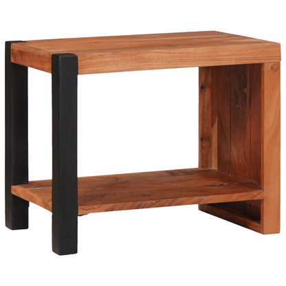 Boekenkast Bruin, Zwart 50 x 30 x 40 cm Massief Acaciahout
