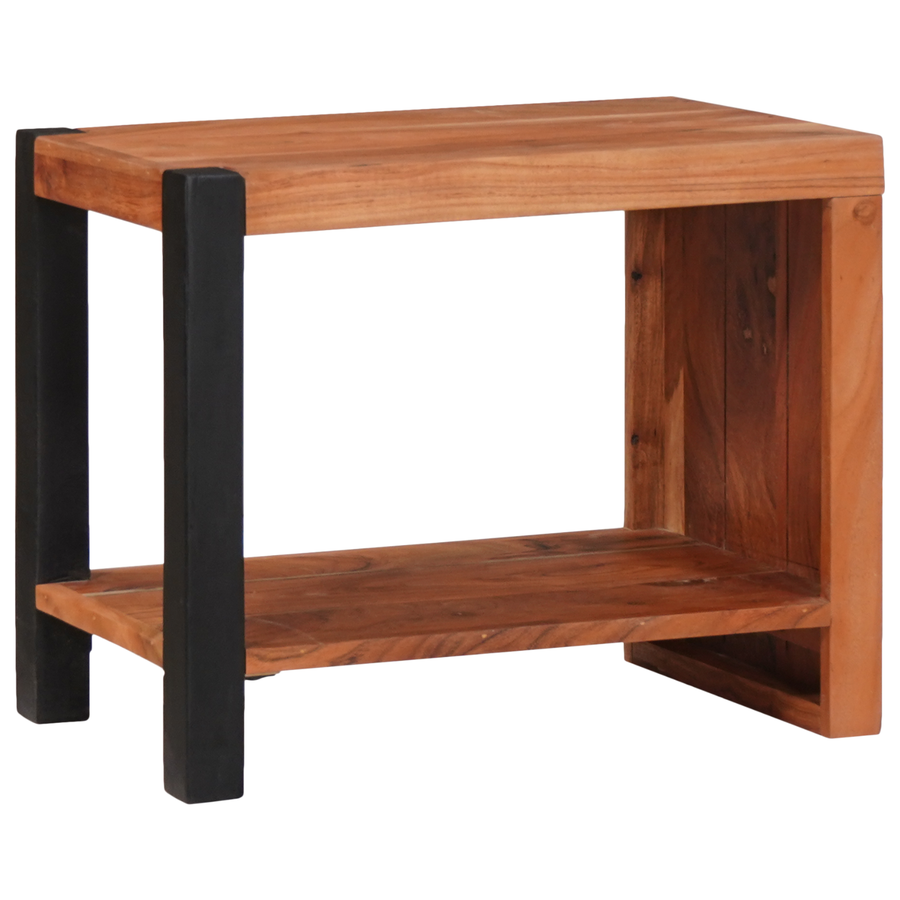 Boekenkast Bruin, Zwart 50 x 30 x 40 cm Massief Acaciahout