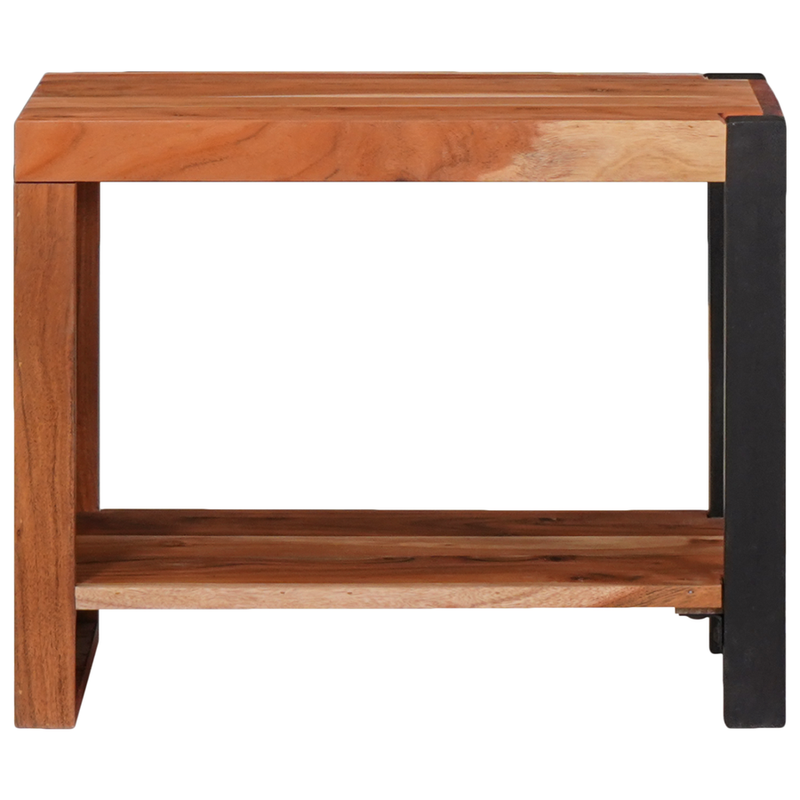 Boekenkast Bruin, Zwart 50 x 30 x 40 cm Massief Acaciahout