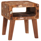 Side Table Brown 40 x 32 x 46 cm Solid Reclaimed Wood