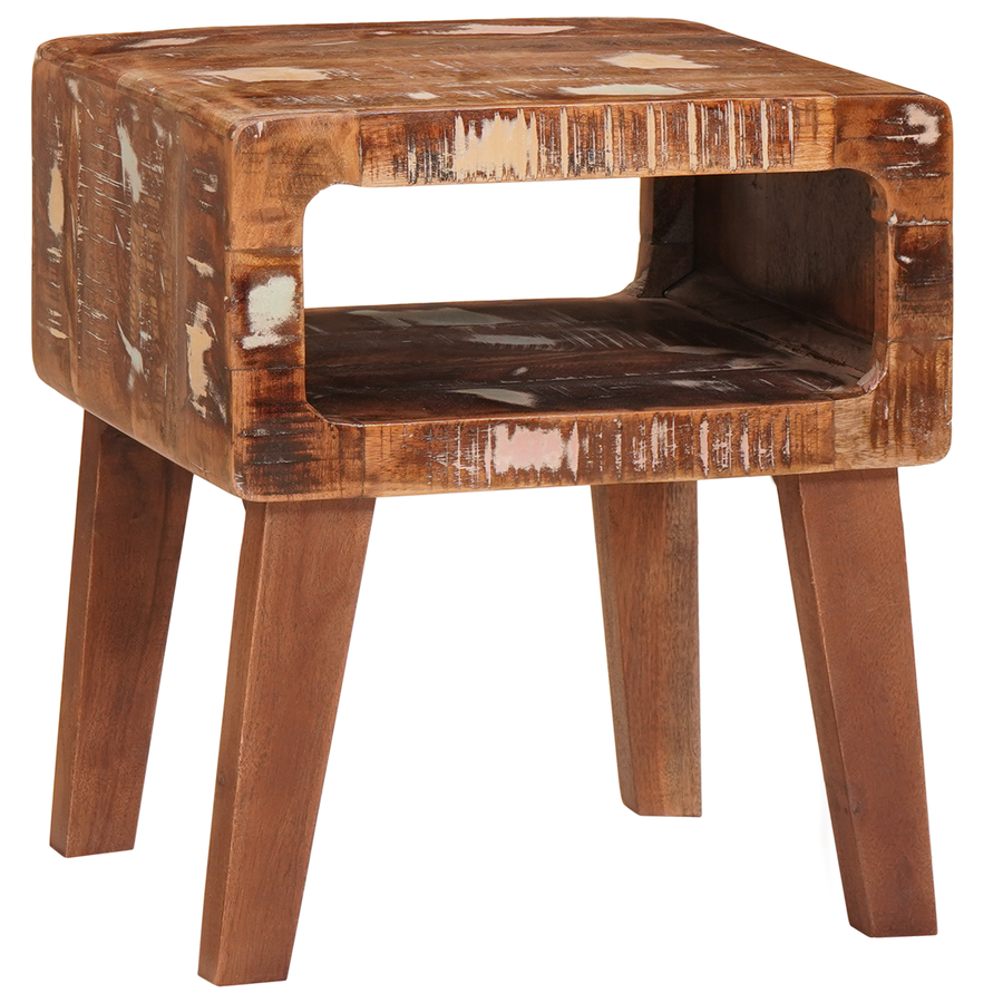 Eindtafels Multikleur 40 x 32 x 46 cm massief gerecycled hout