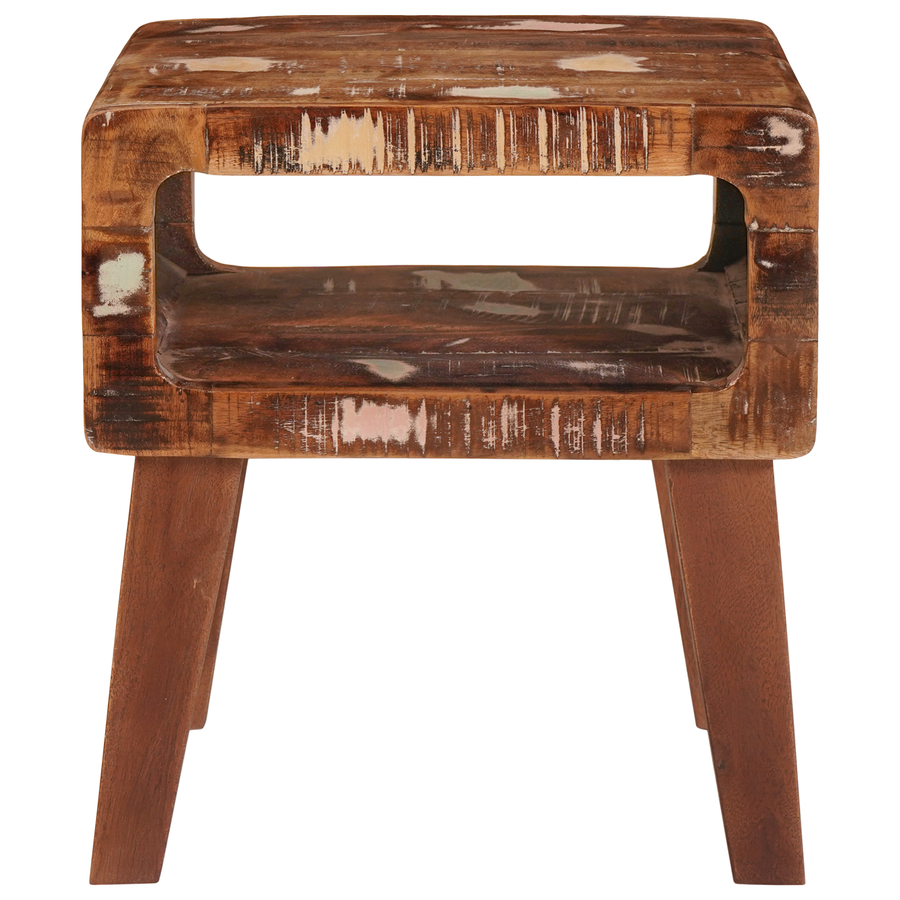 Eindtafels Multikleur 40 x 32 x 46 cm massief gerecycled hout