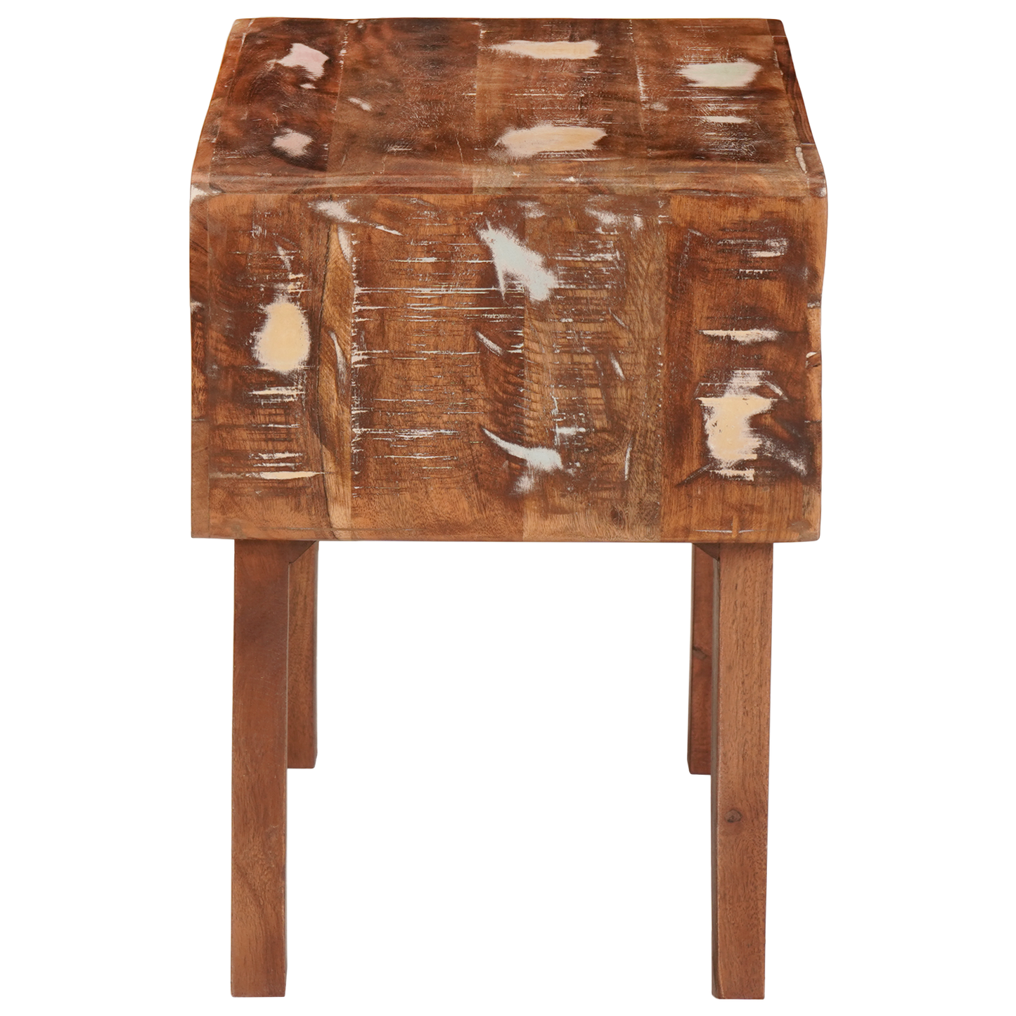 Eindtafels Multikleur 40 x 32 x 46 cm massief gerecycled hout