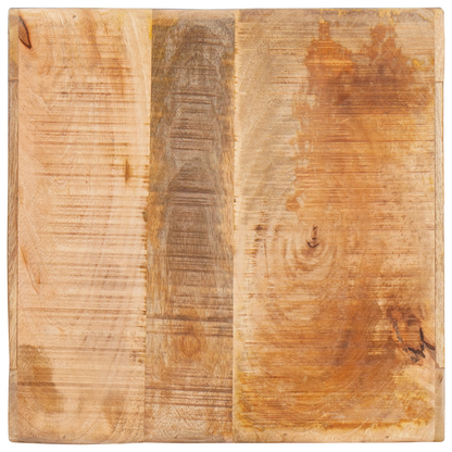 Eindtafels met plank met opslag Bruin 40 x 40 x 49 cm massief mangohout