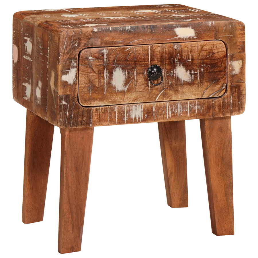 Eindtafels Multikleur 40 x 32 x 46 cm massief gerecycled hout