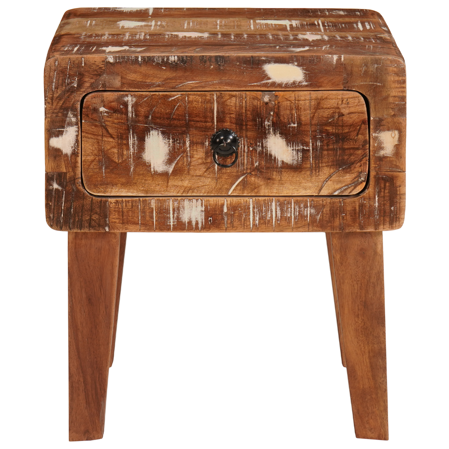 Eindtafels Multikleur 40 x 32 x 46 cm massief gerecycled hout