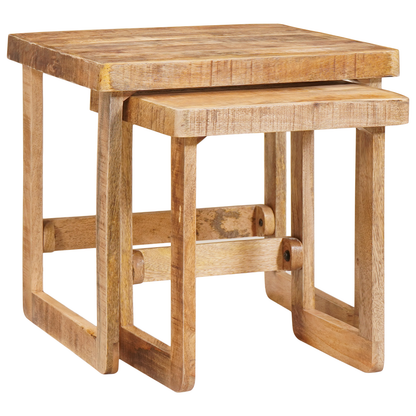 Eindtafels Bruin massief mangohout