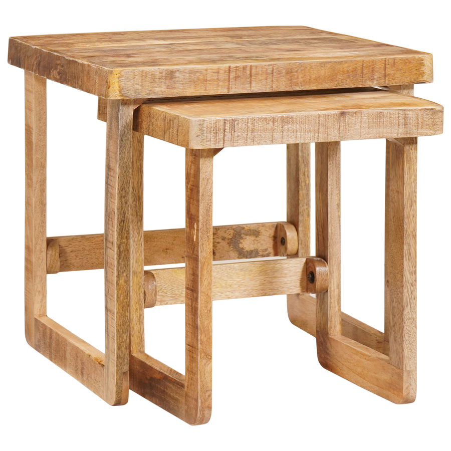 Eindtafels Bruin massief mangohout