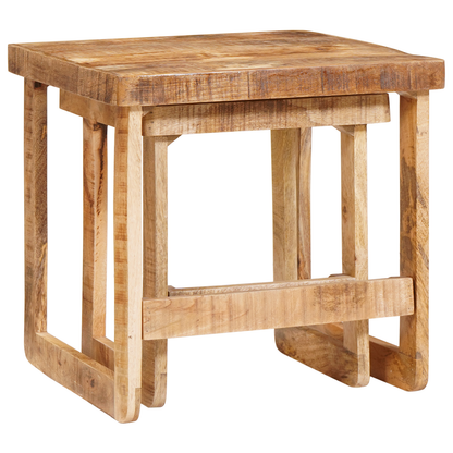 Eindtafels Bruin massief mangohout
