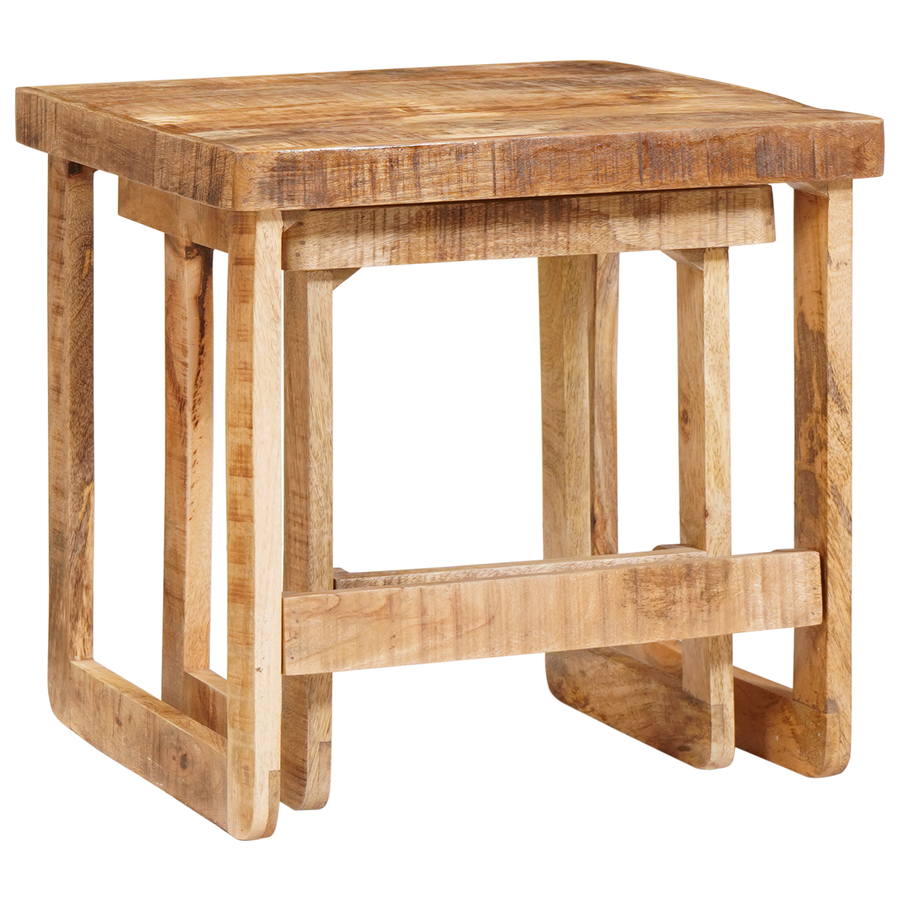 Eindtafels Bruin massief mangohout