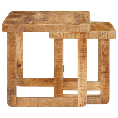 Eindtafels Bruin massief mangohout