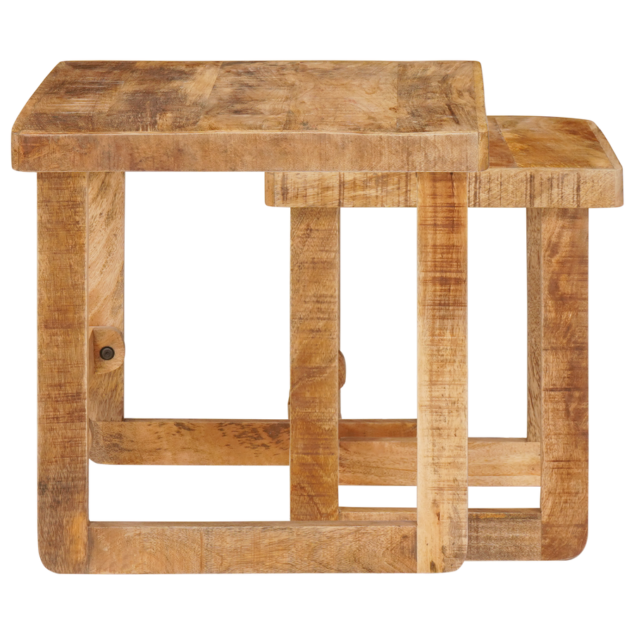 Eindtafels Bruin massief mangohout