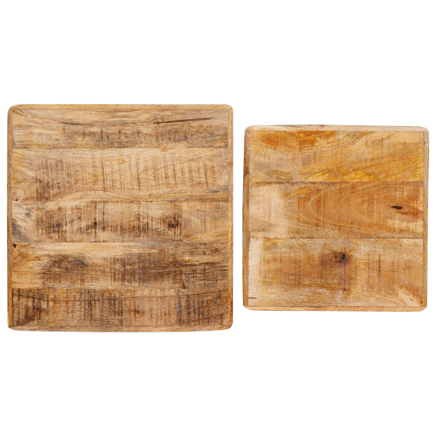 Eindtafels Bruin massief mangohout