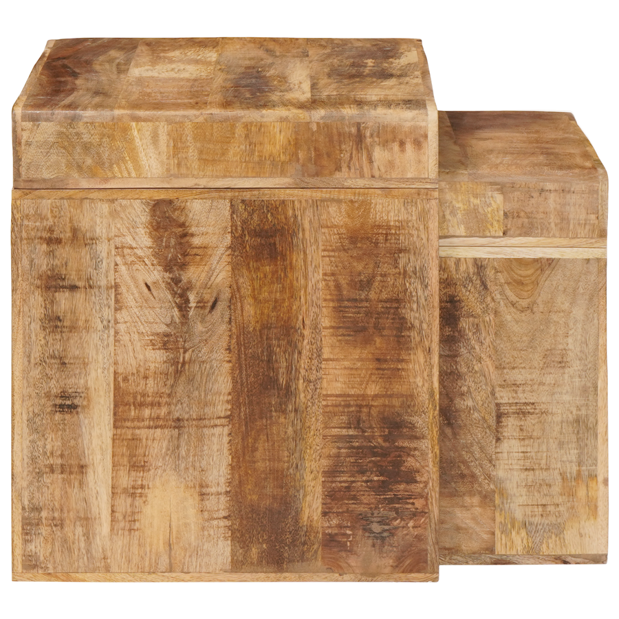 Eindtafels Bruin massief mangohout