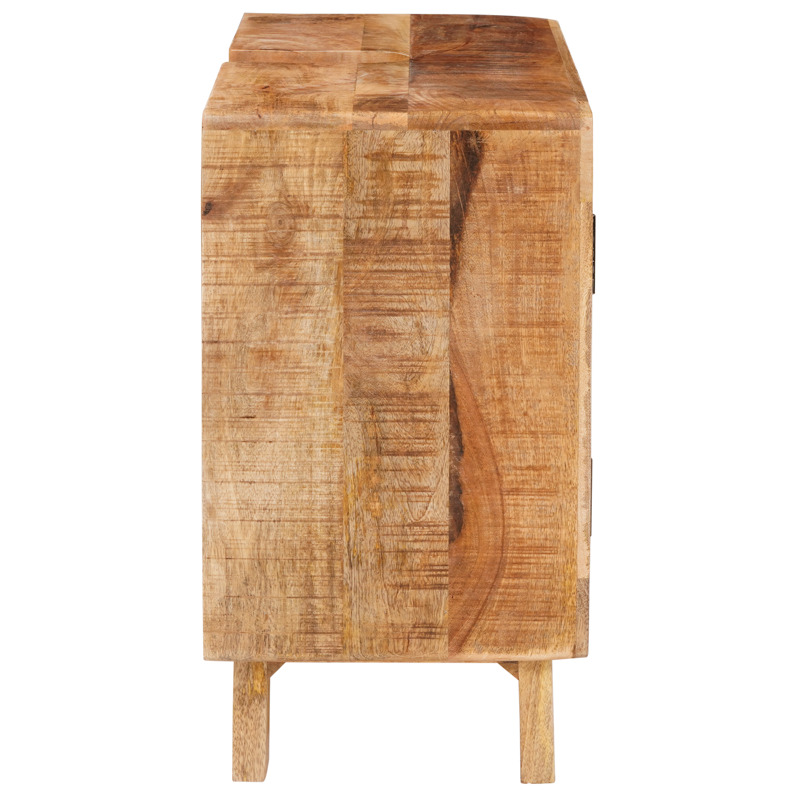 Badkamer Kast Bruin Massief Mangohout, Geengineerd hout