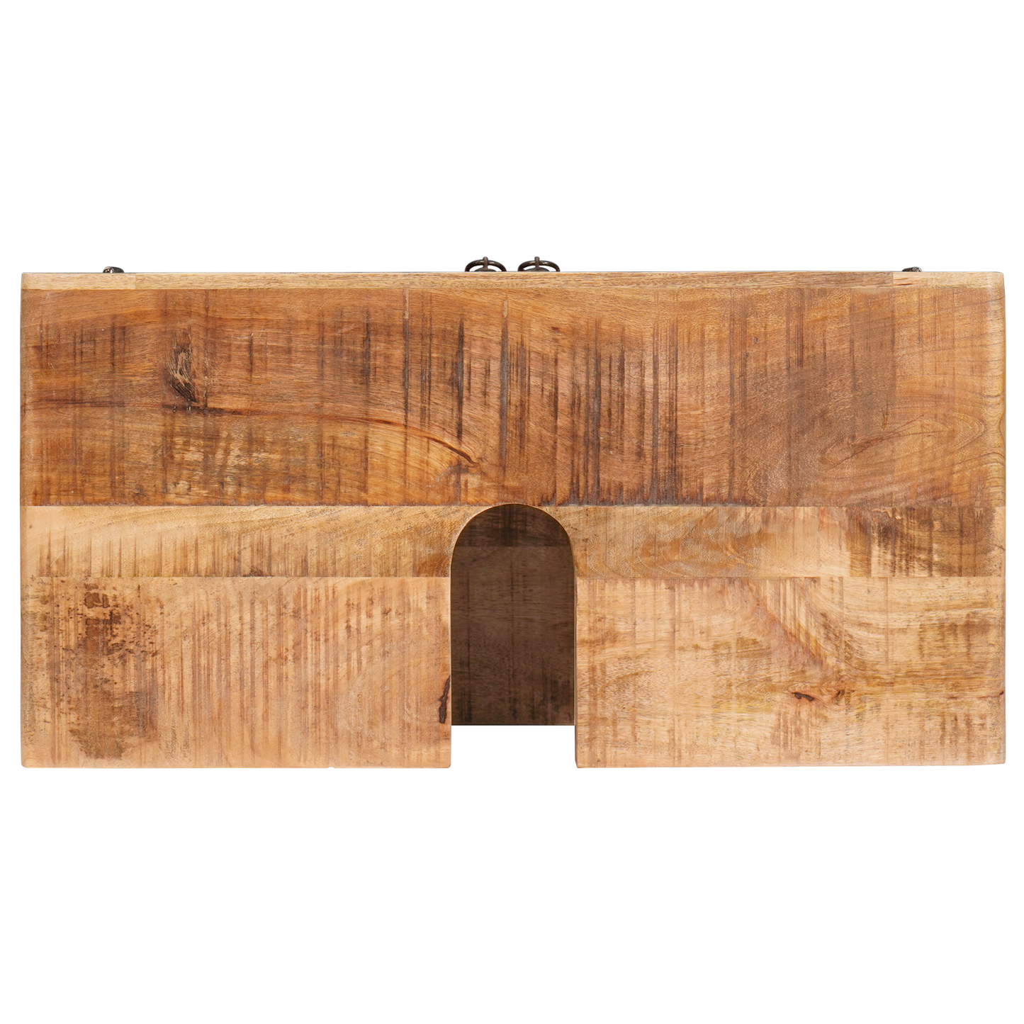Badkamer Kast Bruin Massief Mangohout, Geengineerd hout