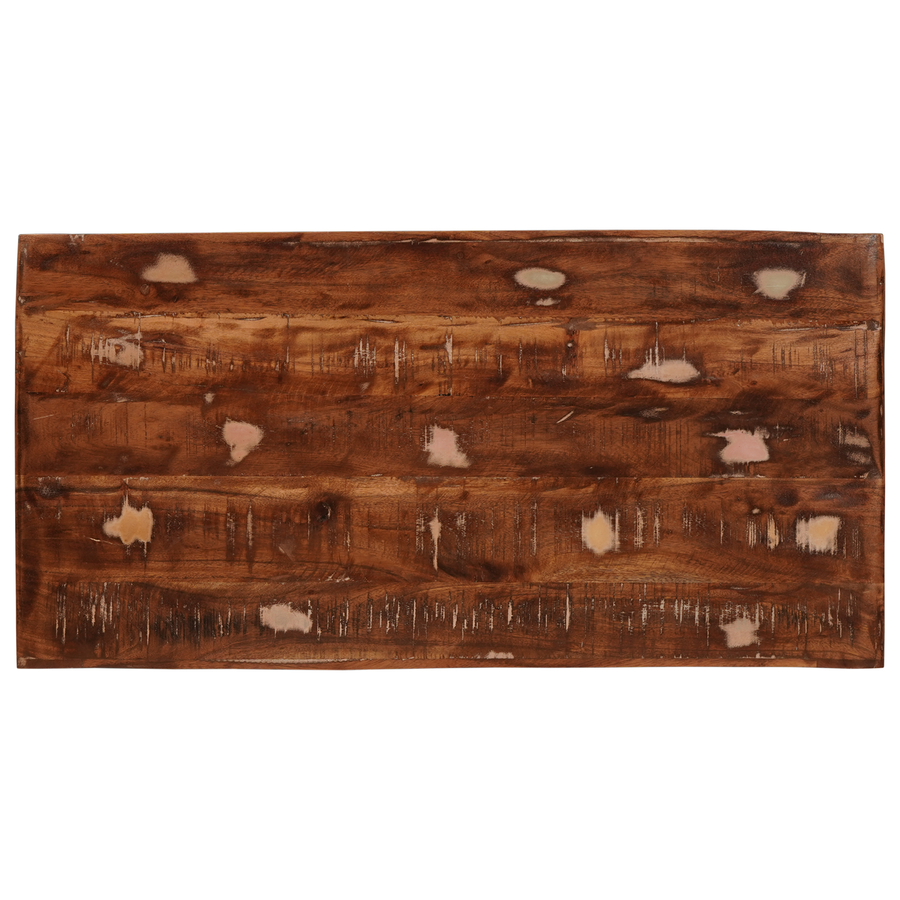 Slaapkamer Kaptafels met plank met opslag met spiegel Massief hergebruikt hout